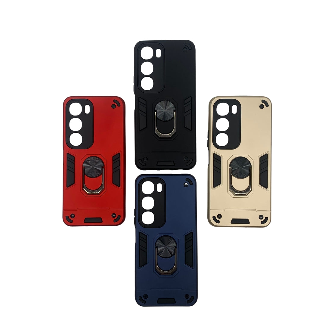 Vivo Y19s Hard PC Case with ring holder Shockproof Slim back Cover