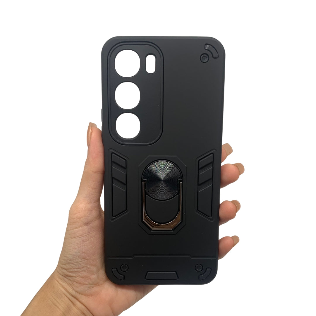 Vivo Y19s Hard PC Case with ring holder Shockproof Slim back Cover