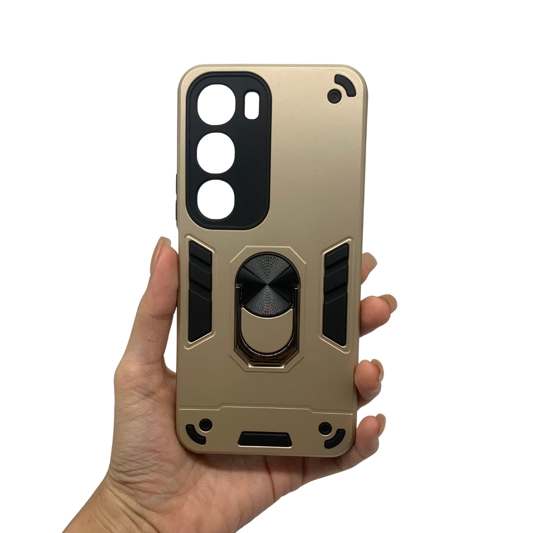 Vivo Y19s Hard PC Case with ring holder Shockproof Slim back Cover