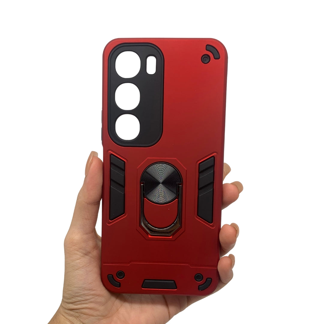 Vivo Y19s Hard PC Case with ring holder Shockproof Slim back Cover