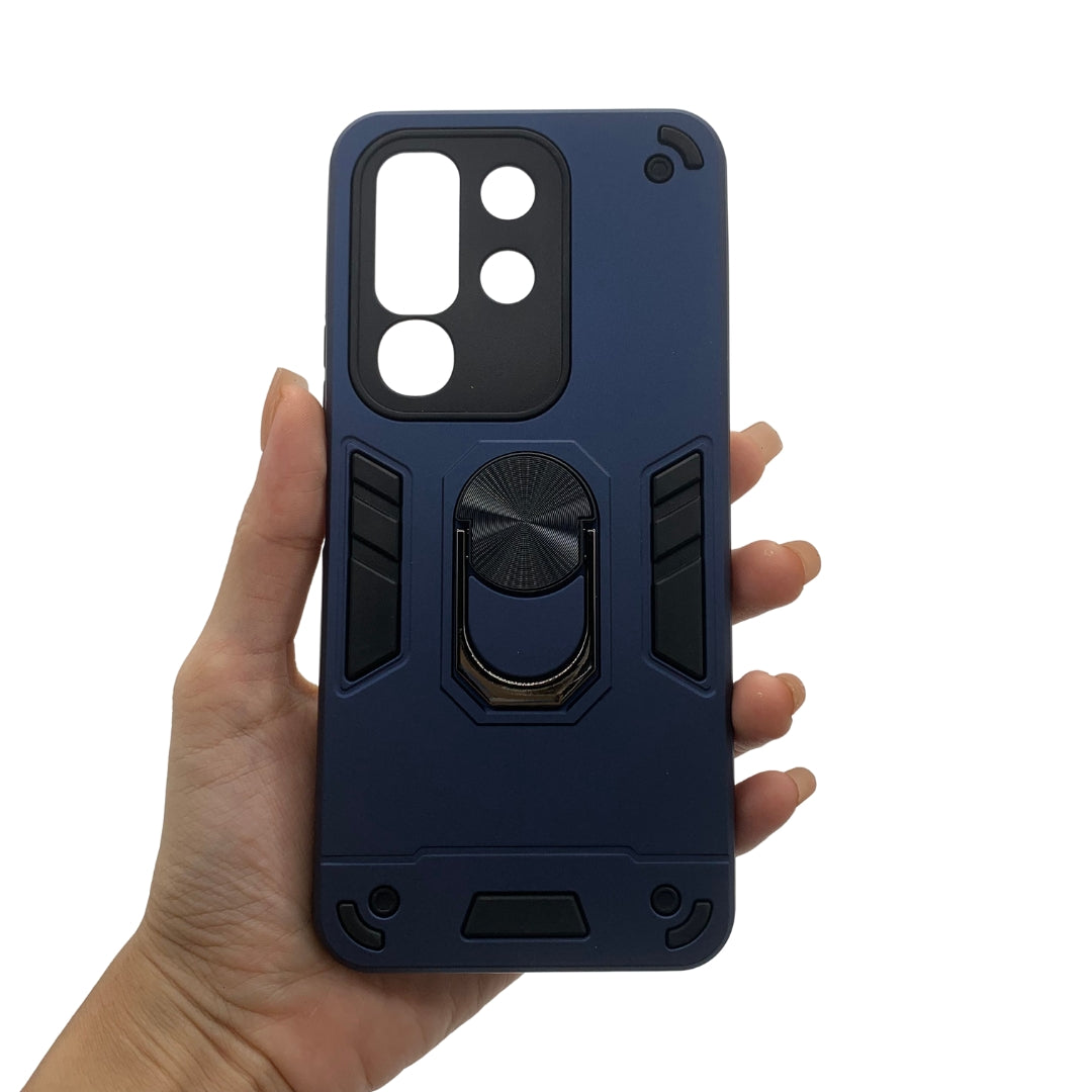 Vivo Y29 4G Hard PC Case with ring holder Shockproof Slim back Cover