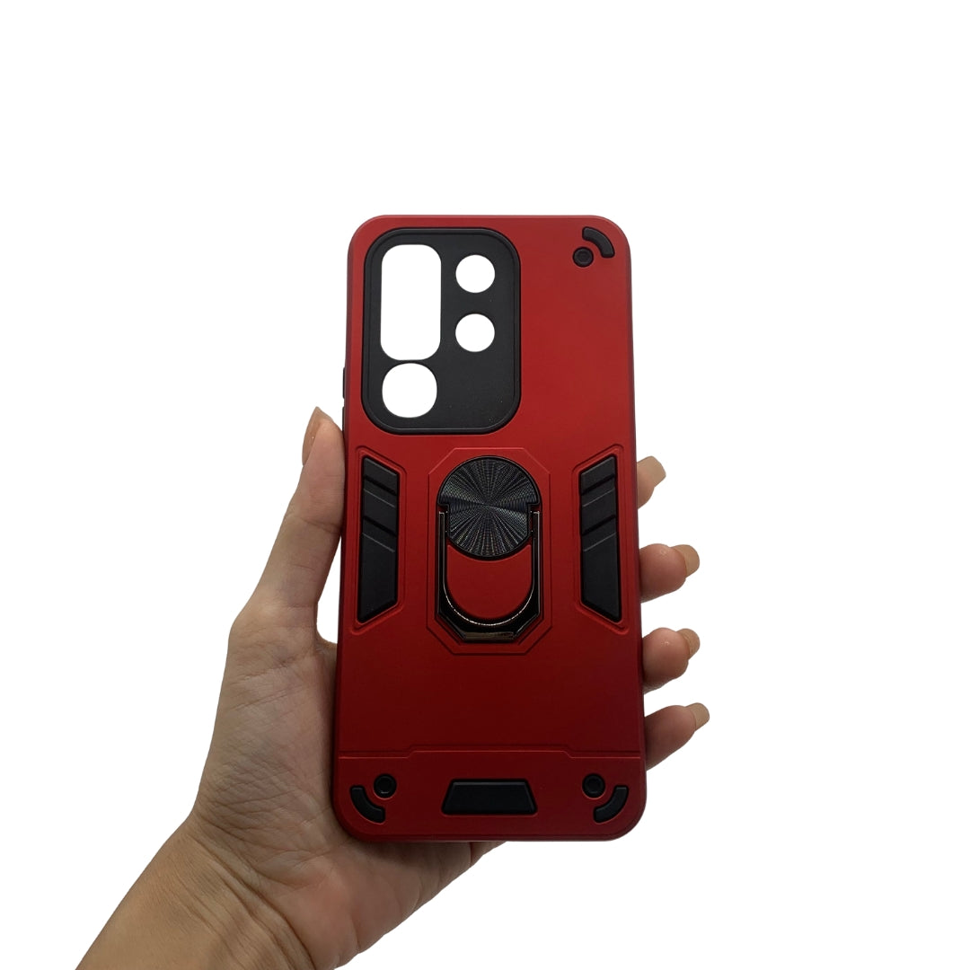 Vivo Y29 4G Hard PC Case with ring holder Shockproof Slim back Cover