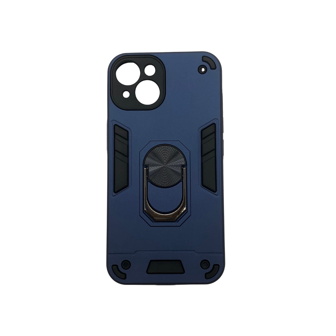 iPhone 14 Hard PC Case with ring holder Shockproof Slim back Cover