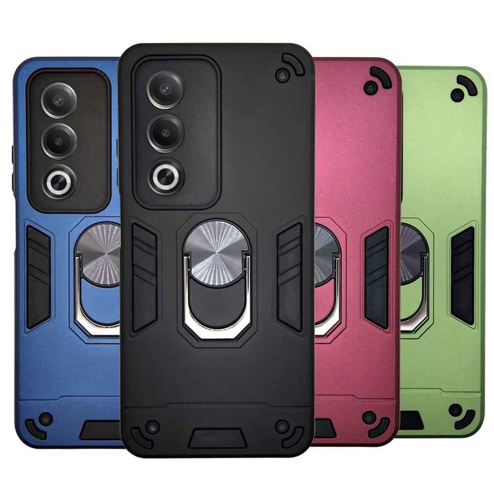 OPPO A3 Pro Hard PC Case with ring holder Shockproof Slim back Cover