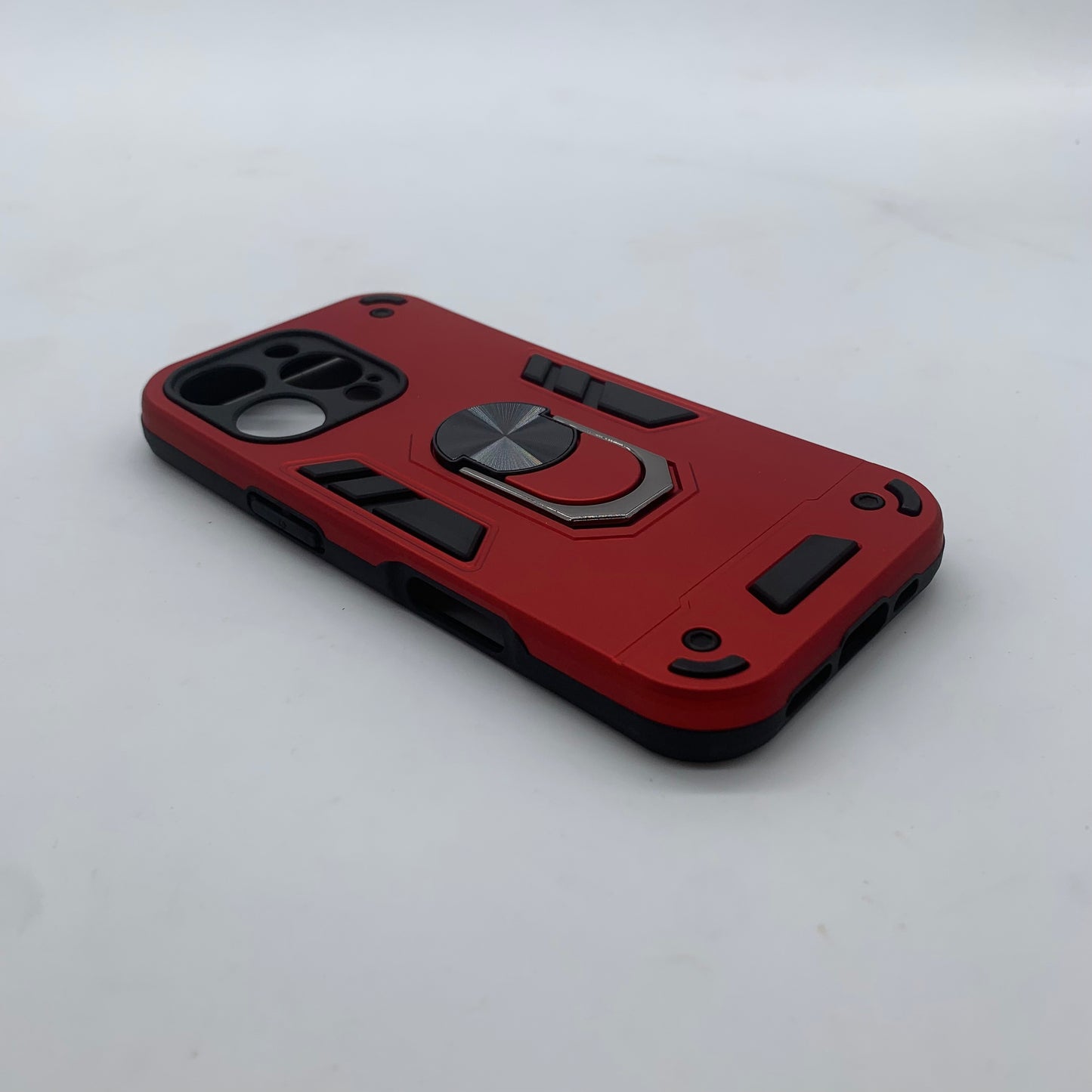 iPhone 16 Pro Hard PC Case with ring holder Shockproof Slim back Cover