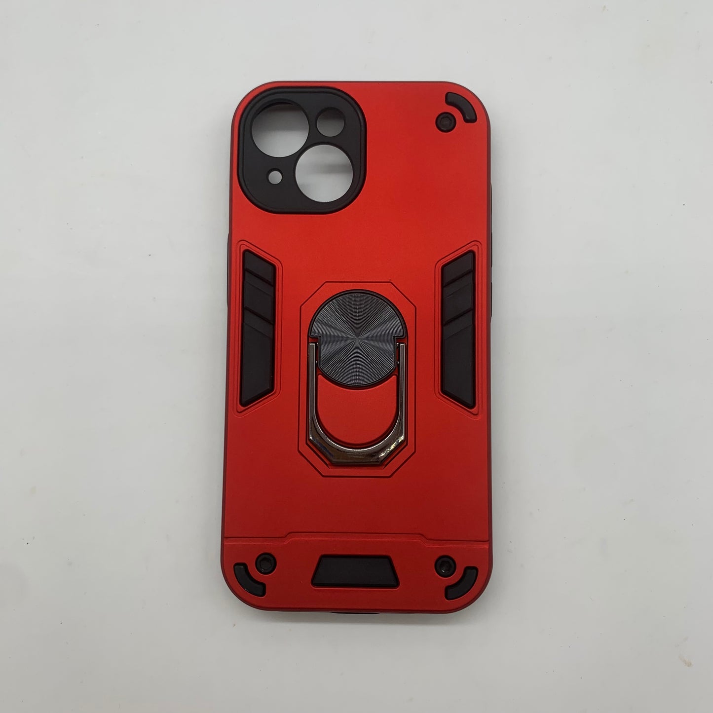 iPhone 15 Hard PC Case with ring holder Shockproof Slim back Cover