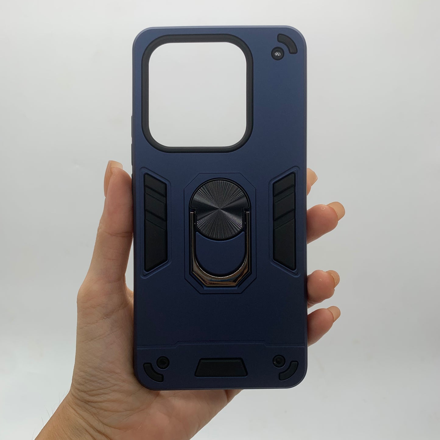 Redmi Note 14 4G Hard PC Case with ring holder Shockproof Slim back Cover
