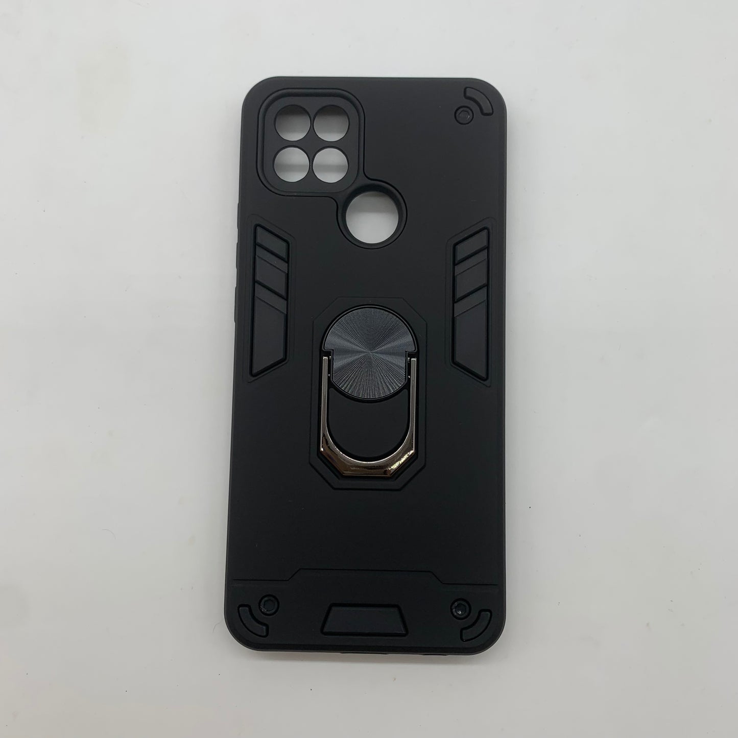 OPPO A15 Hard PC Case with ring holder Shockproof Slim back Cover