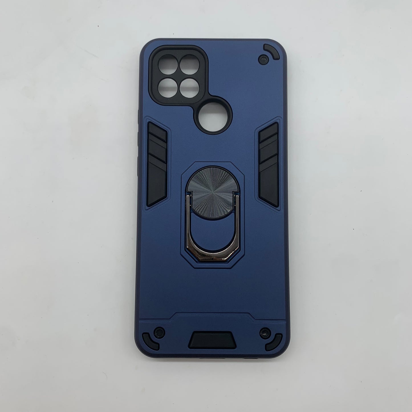 OPPO A15 Hard PC Case with ring holder Shockproof Slim back Cover