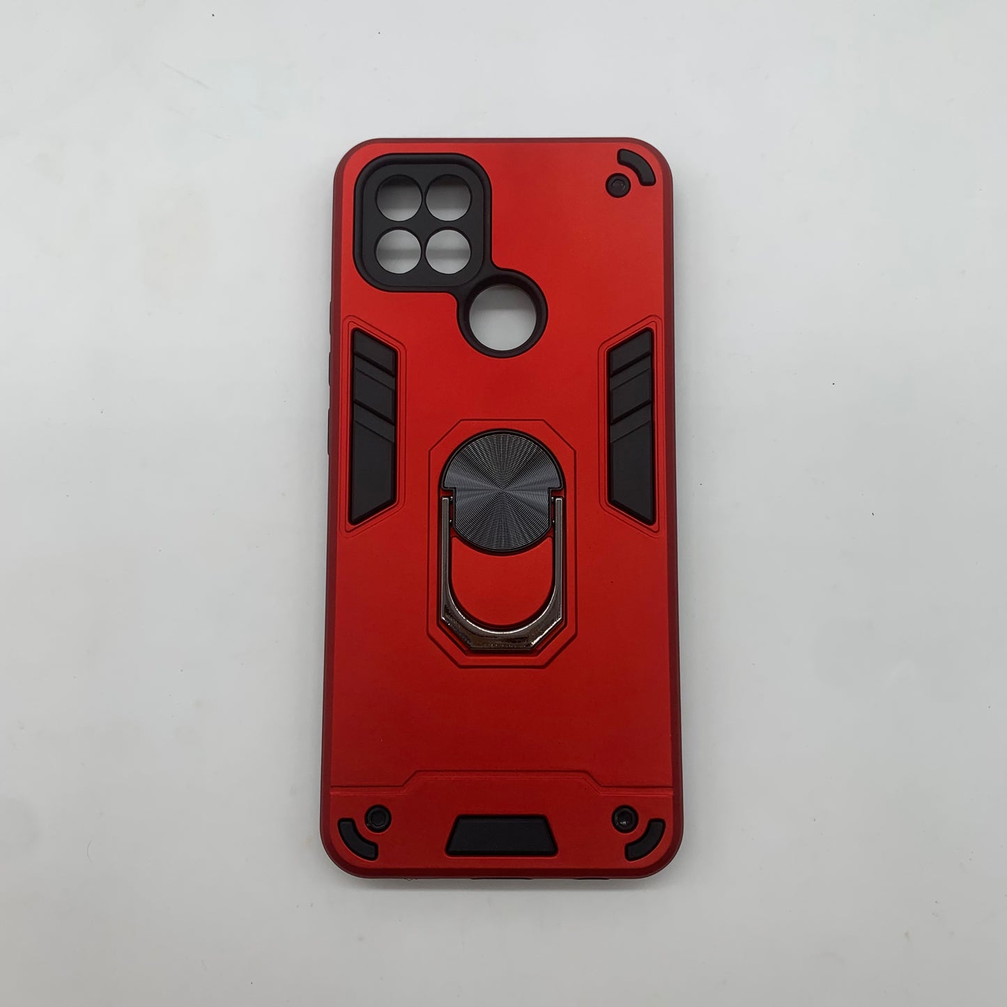 OPPO A15 Hard PC Case with ring holder Shockproof Slim back Cover