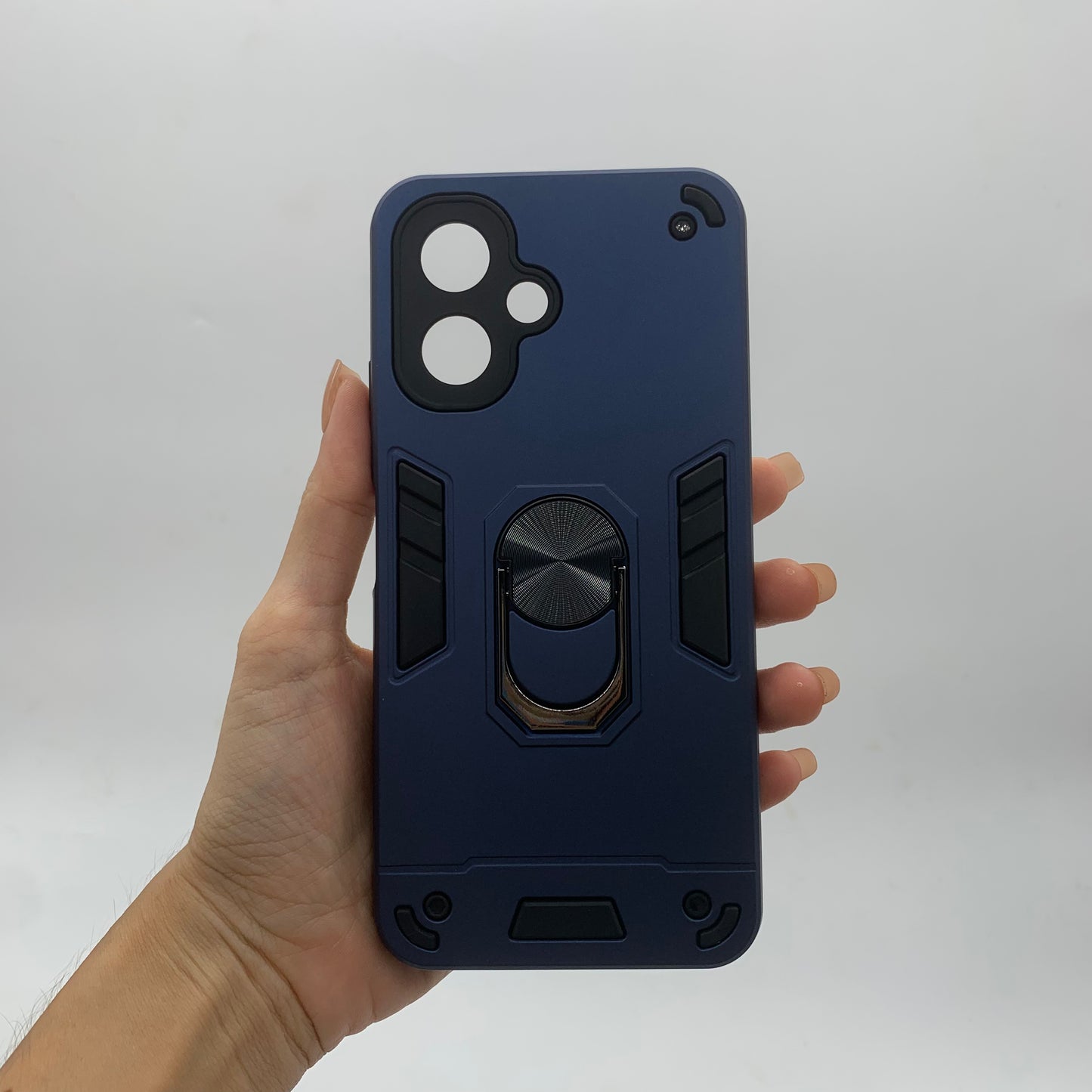 Tecno Spark Go 2 Hard PC Case with ring holder Shockproof Slim back Cover