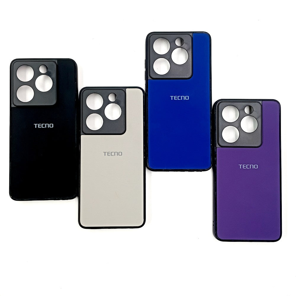 infinix Smart 8 / Tecno Pop 8 Logo Silicone back cover with velvet inside protection layer