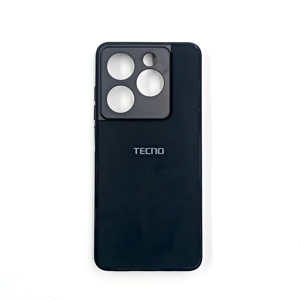 infinix Smart 8 / Tecno Pop 8 Logo Silicone back cover with velvet inside protection layer