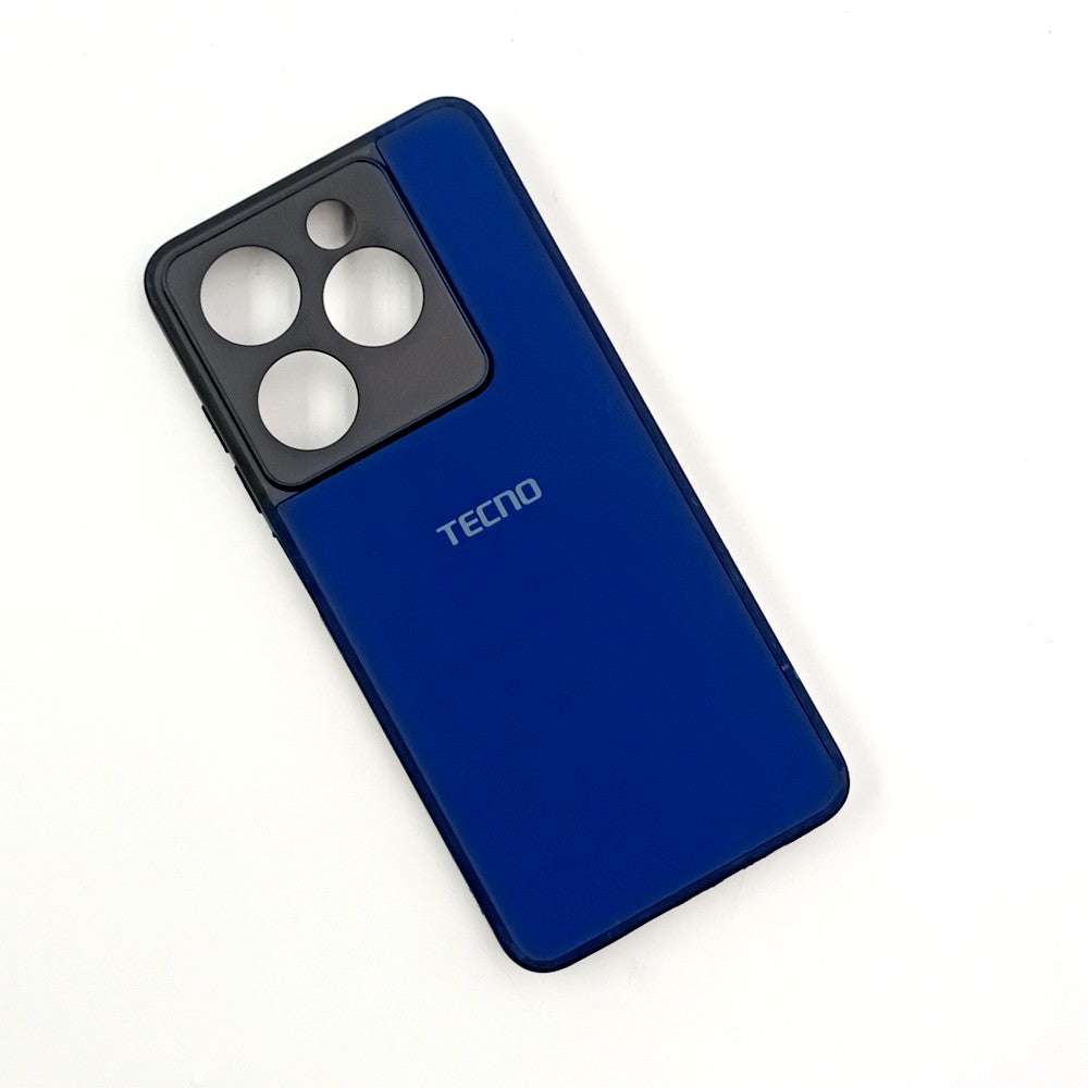 infinix Smart 8 / Tecno Pop 8 Logo Silicone back cover with velvet inside protection layer