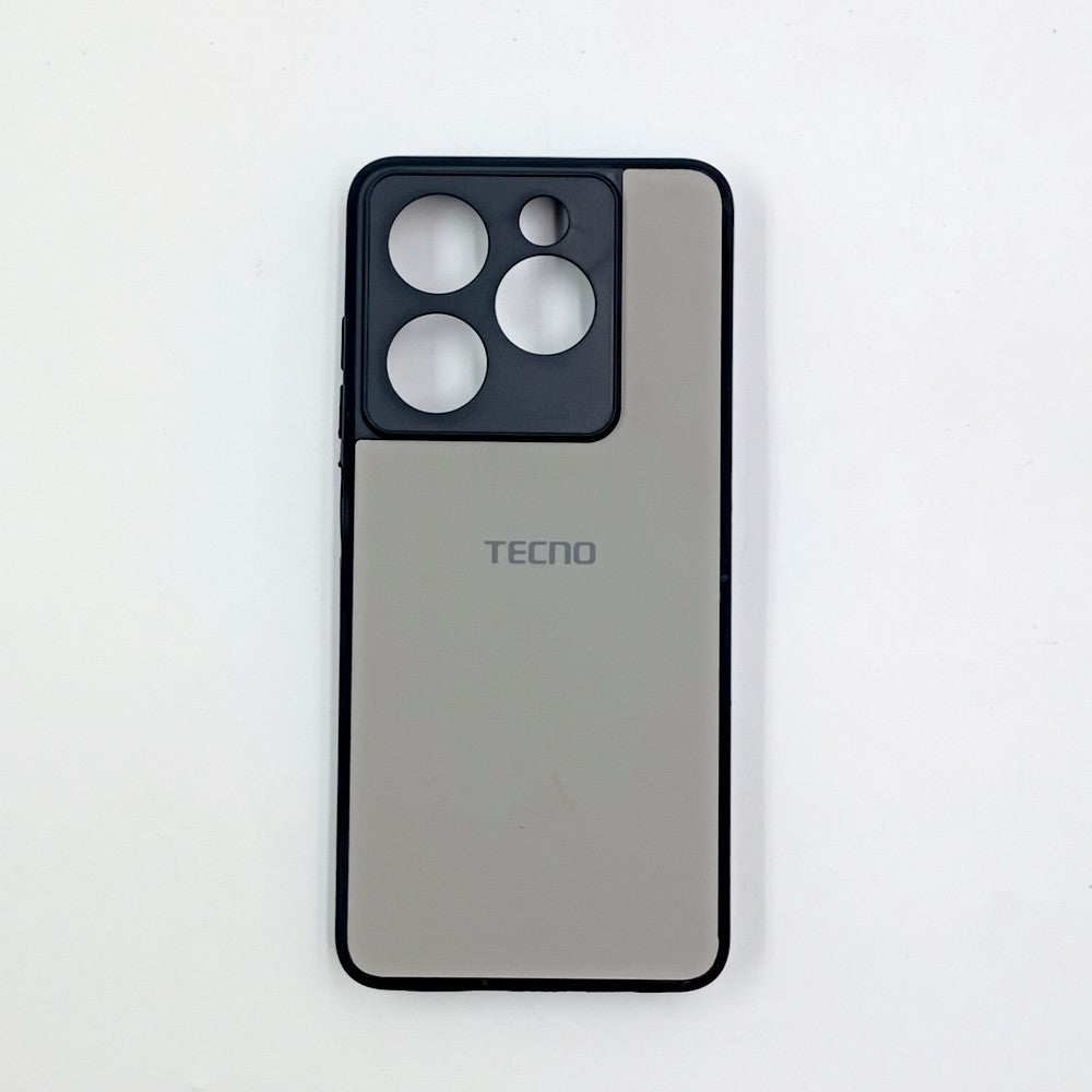 infinix Smart 8 / Tecno Pop 8 Logo Silicone back cover with velvet inside protection layer
