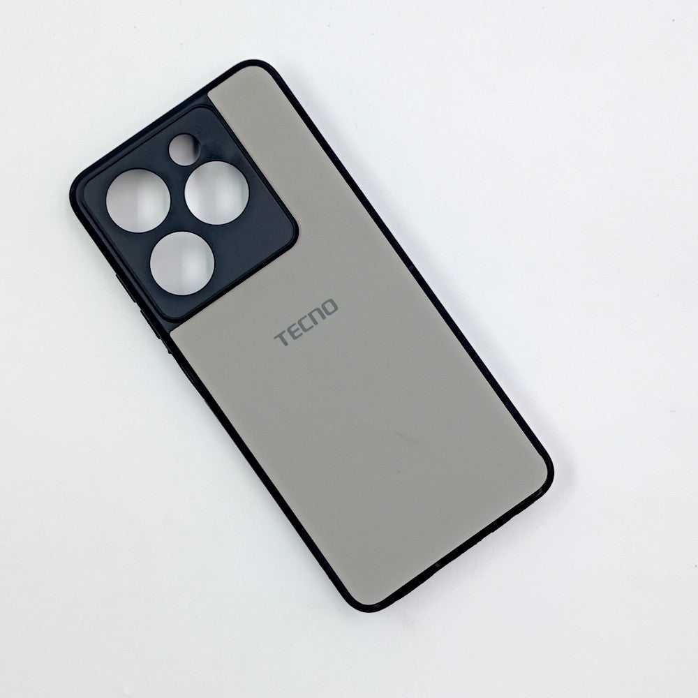 infinix Smart 8 / Tecno Pop 8 Logo Silicone back cover with velvet inside protection layer