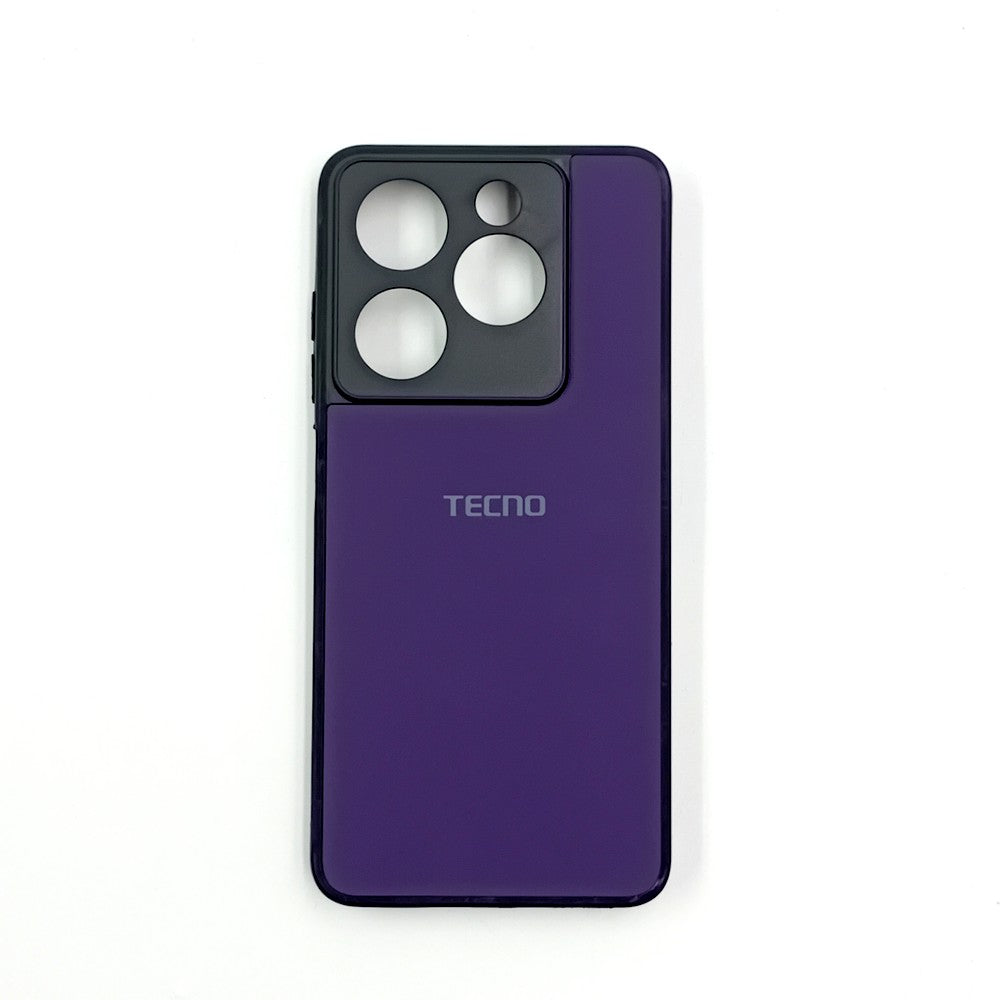 infinix Smart 8 / Tecno Pop 8 Logo Silicone back cover with velvet inside protection layer