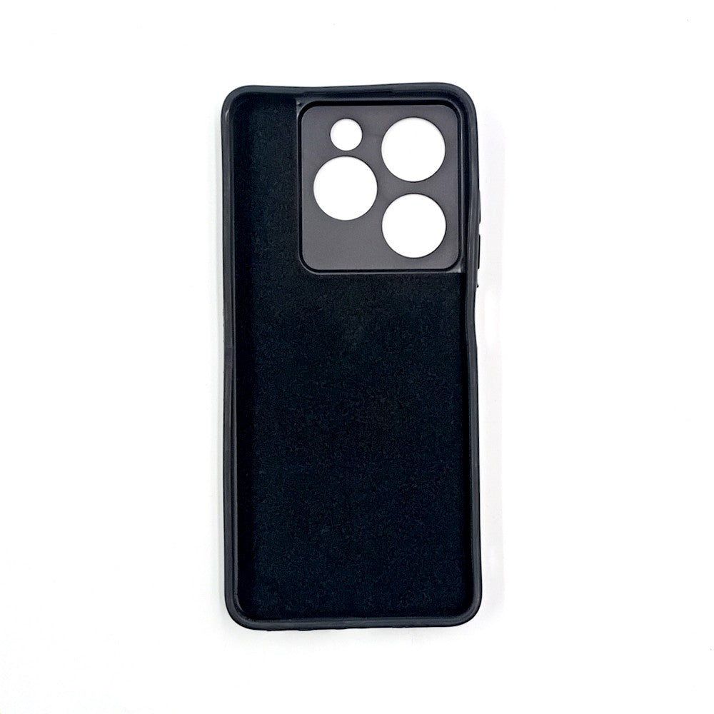 infinix Smart 8 / Tecno Pop 8 Logo Silicone back cover with velvet inside protection layer