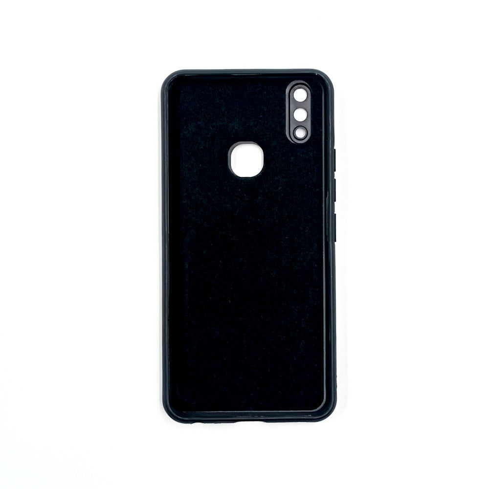 Vivo V9 / Y85 Logo Silicone back cover with velvet inside protection layer