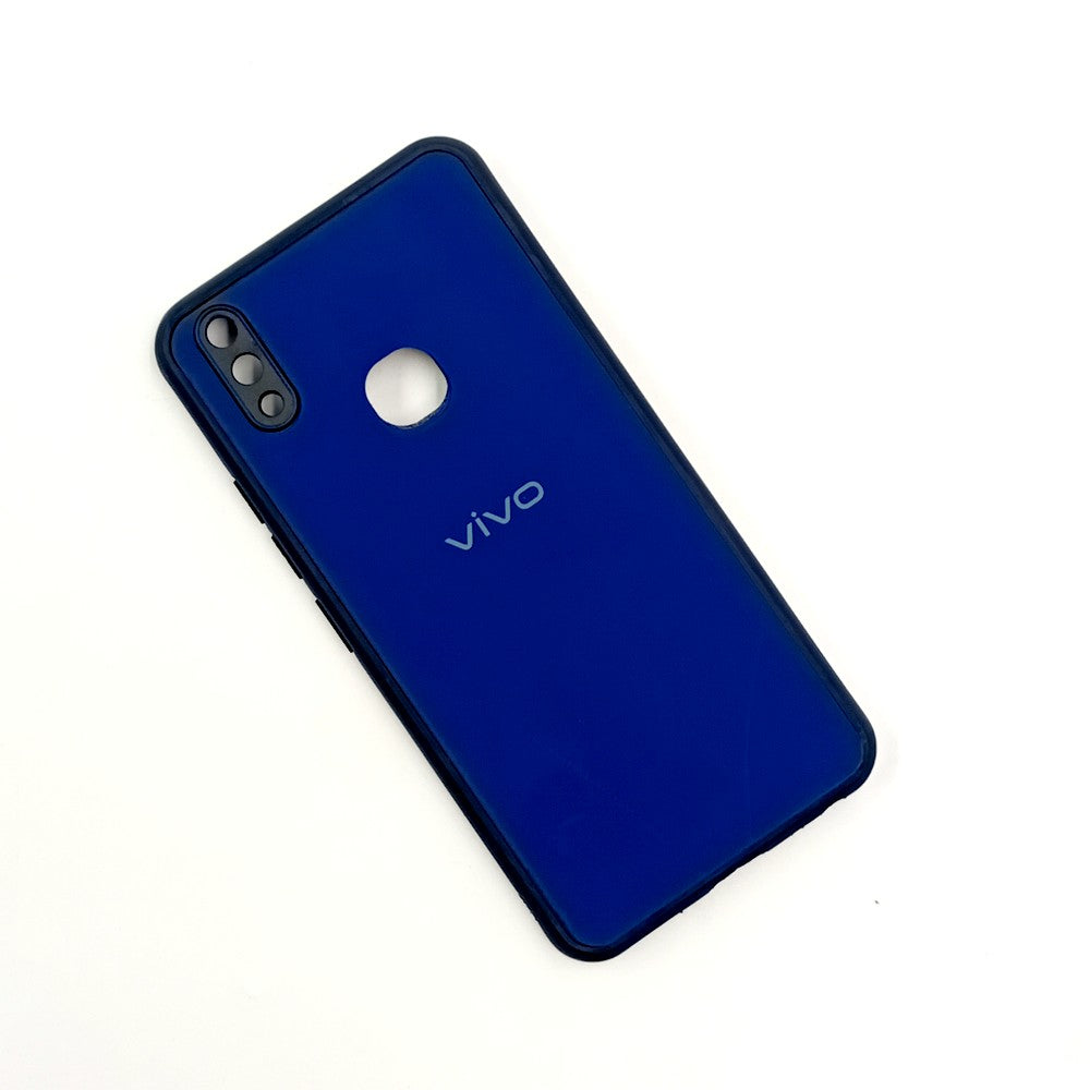 Vivo V9 / Y85 Logo Silicone back cover with velvet inside protection layer