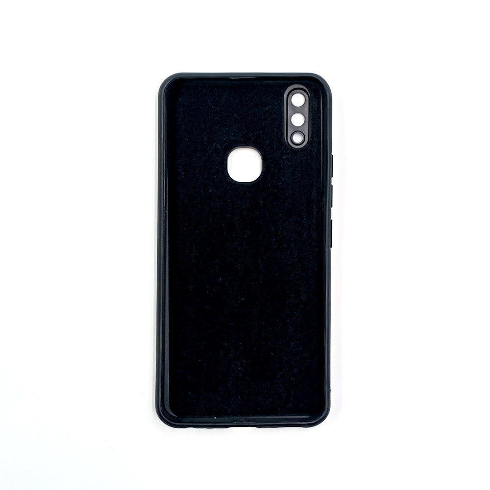 Vivo V9 / Y85 Logo Silicone back cover with velvet inside protection layer