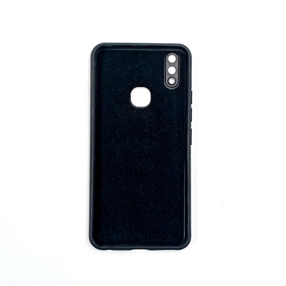 Vivo V9 / Y85 Logo Silicone back cover with velvet inside protection layer