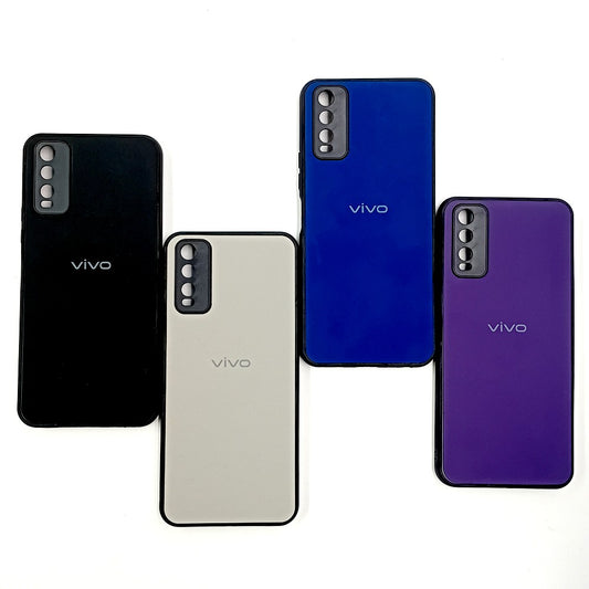 Vivo Y20 / Y11s / Y12s Logo Silicone back cover with velvet inside protection layer