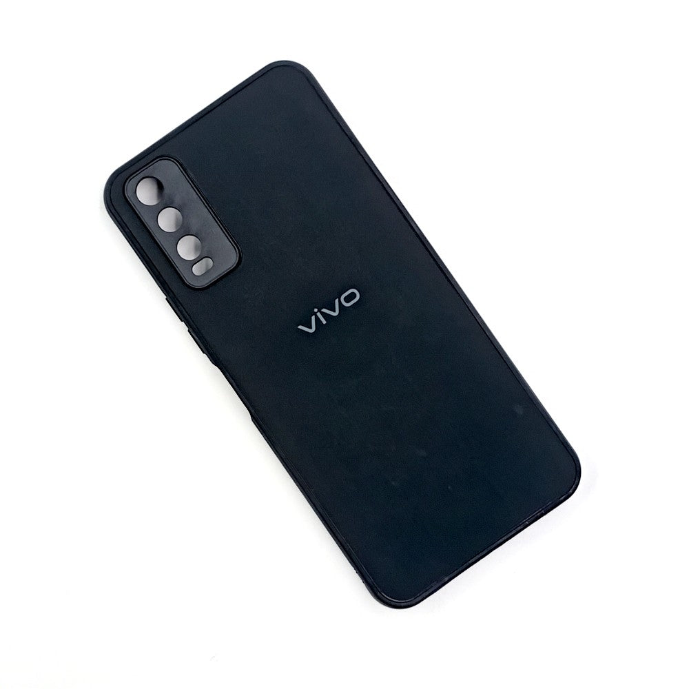 Vivo Y20 / Y11s / Y12s Logo Silicone back cover with velvet inside protection layer