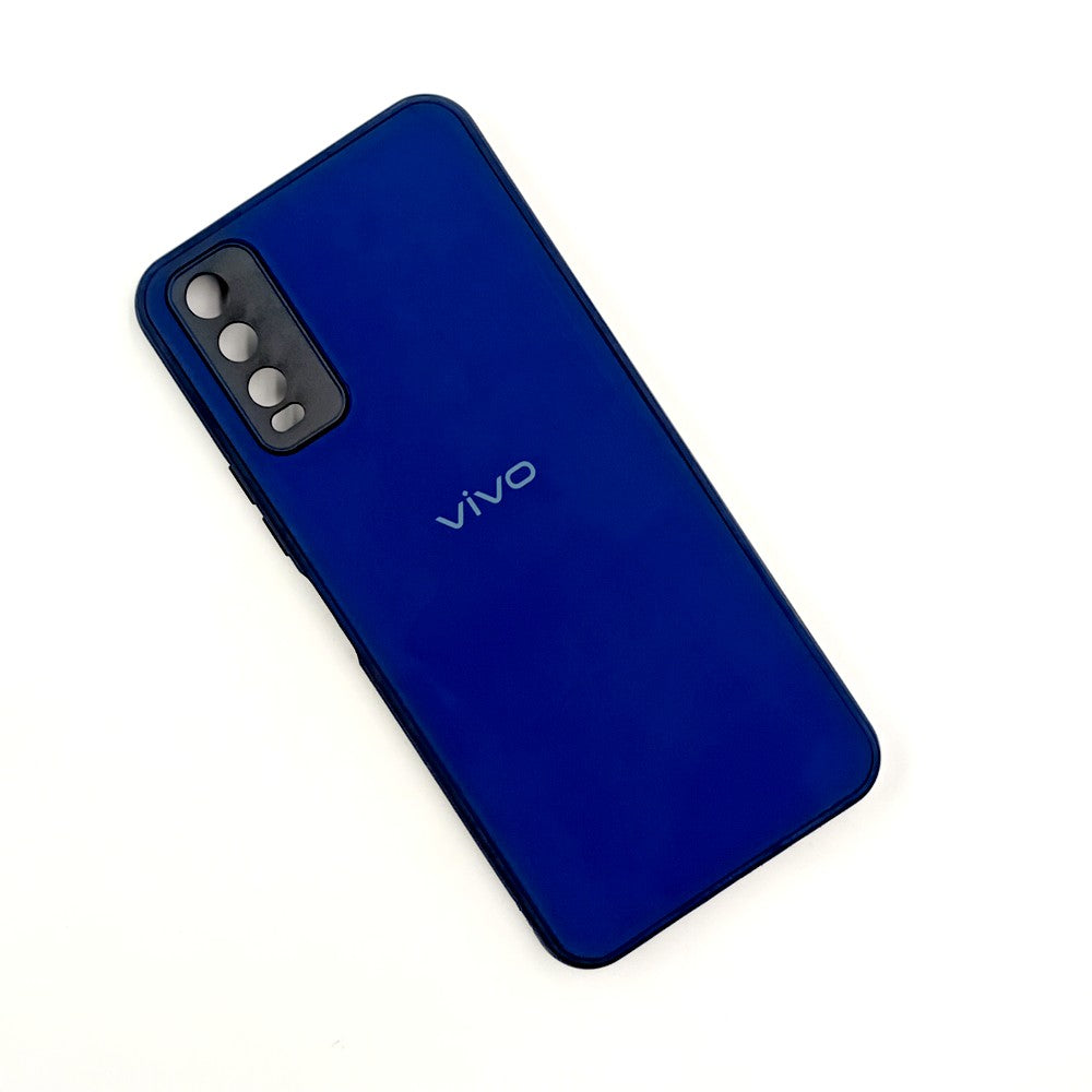 Vivo Y20 / Y11s / Y12s Logo Silicone back cover with velvet inside protection layer