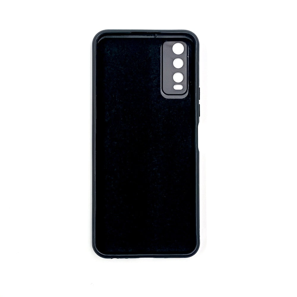 Vivo Y20 / Y11s / Y12s Logo Silicone back cover with velvet inside protection layer