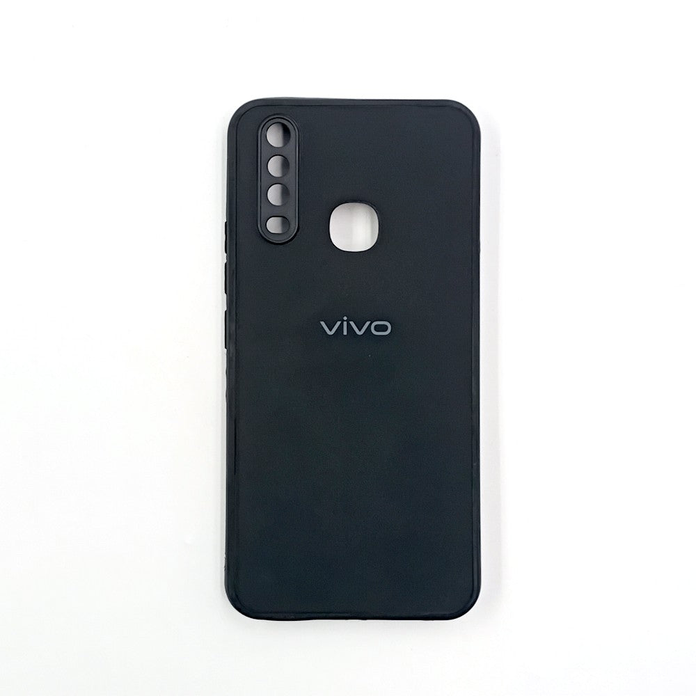 Vivo Y12/Y15/Y17 Logo Silicone back cover with velvet inside protection layer