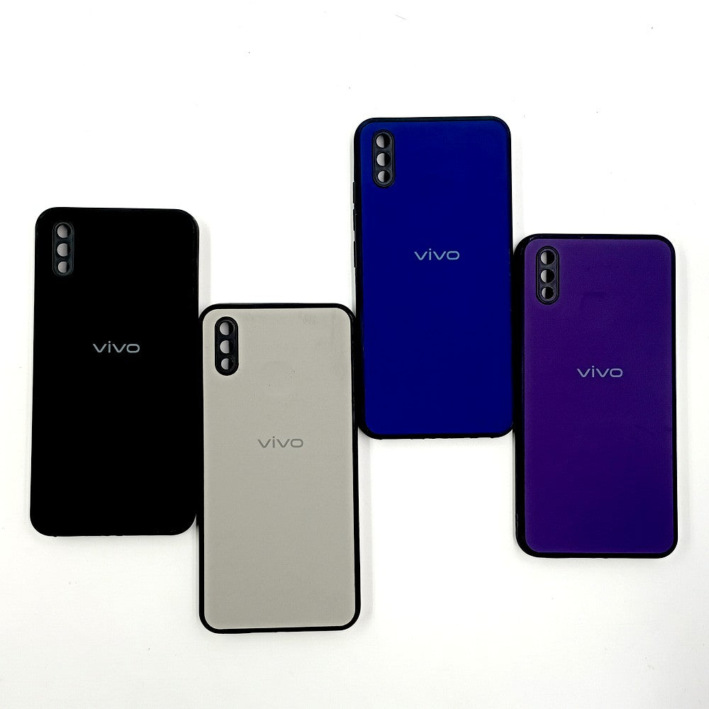 Vivo Y91 / Y93 Logo Silicone back cover with velvet inside protection layer
