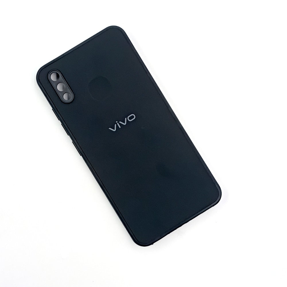 Vivo Y91 / Y93 Logo Silicone back cover with velvet inside protection layer