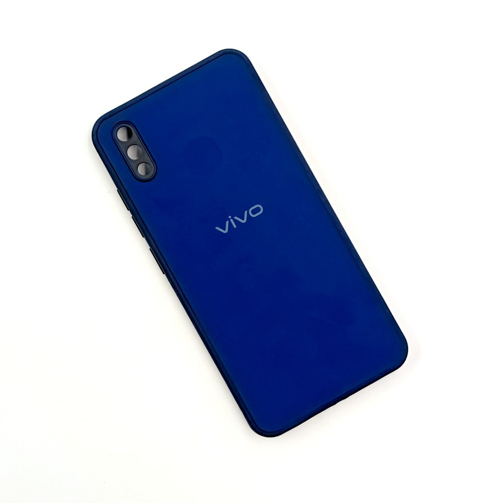 Vivo Y91 / Y93 Logo Silicone back cover with velvet inside protection layer