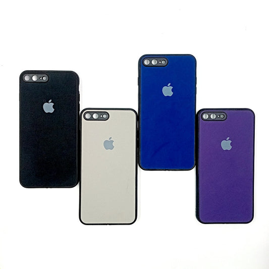 iPhone 7 Plus / 8 Plus Logo Silicone back cover with velvet inside protection layer