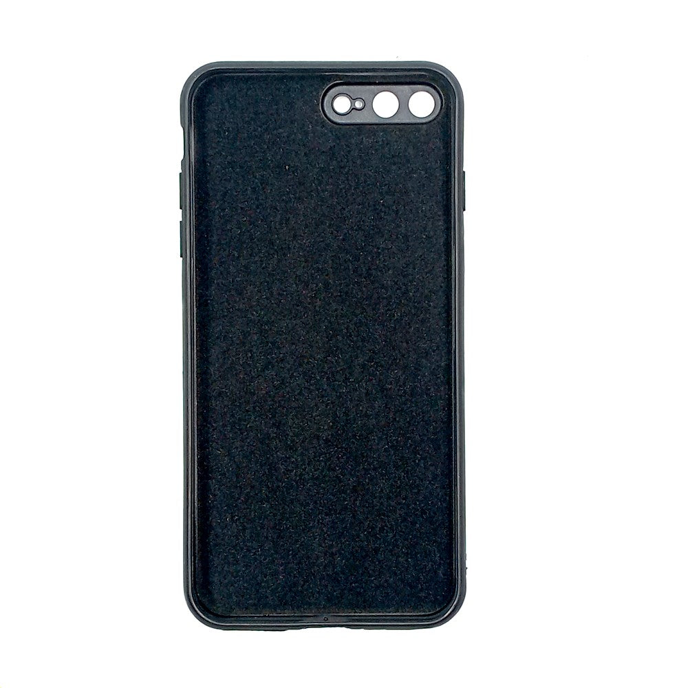 iPhone 7 Plus / 8 Plus Logo Silicone back cover with velvet inside protection layer