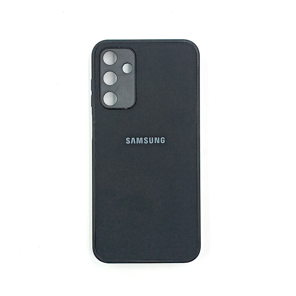 Samsung M15 Logo Silicone back cover with velvet inside protection layer