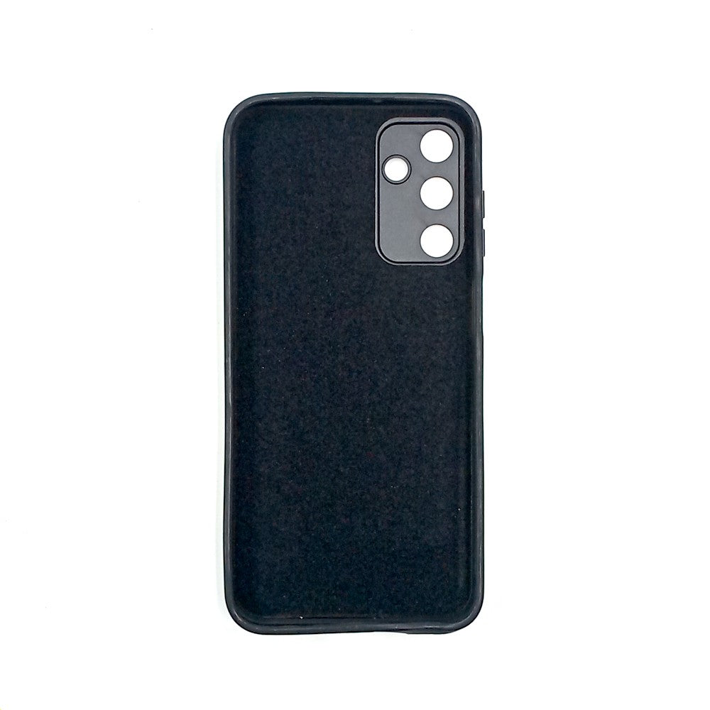 Samsung M15 Logo Silicone back cover with velvet inside protection layer