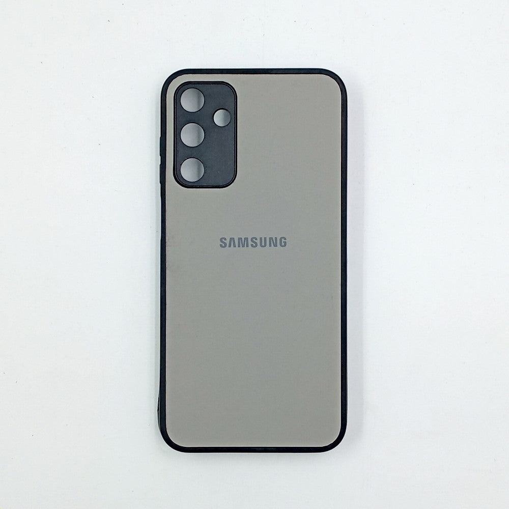 Samsung M15 Logo Silicone back cover with velvet inside protection layer
