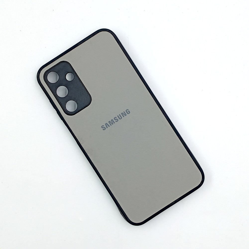 Samsung M15 Logo Silicone back cover with velvet inside protection layer