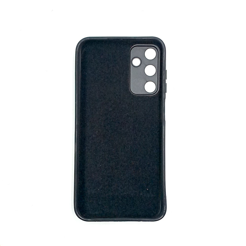 Samsung M15 Logo Silicone back cover with velvet inside protection layer