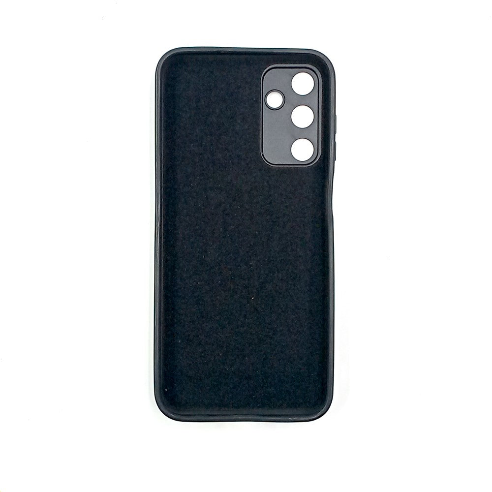 Samsung M15 Logo Silicone back cover with velvet inside protection layer
