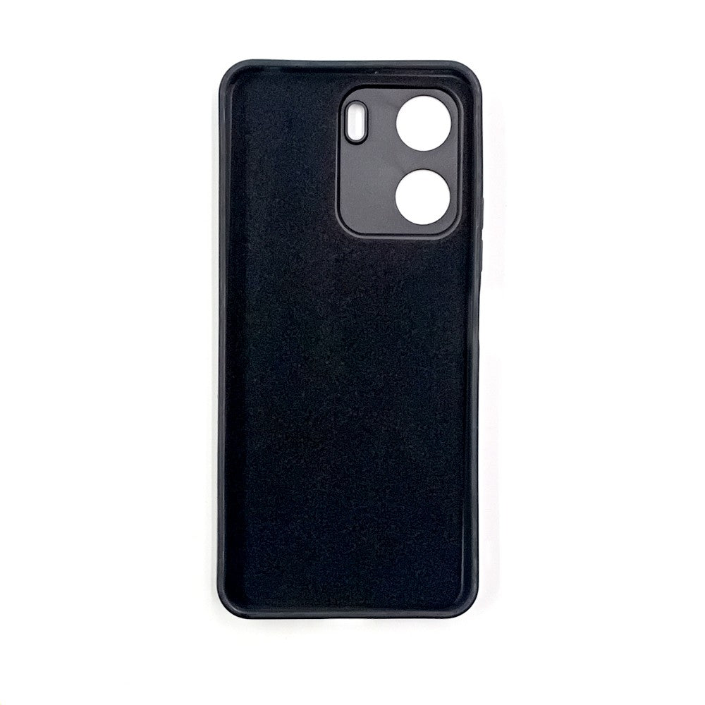 Redmi 13C Logo Silicone back cover with velvet inside protection layer