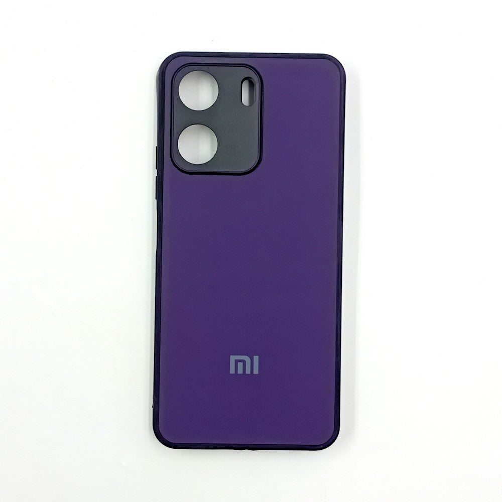 Redmi 13C Logo Silicone back cover with velvet inside protection layer