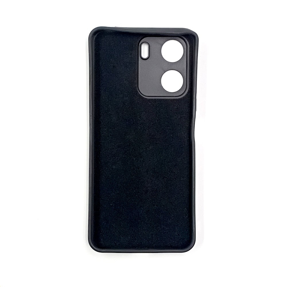 Redmi 13C Logo Silicone back cover with velvet inside protection layer