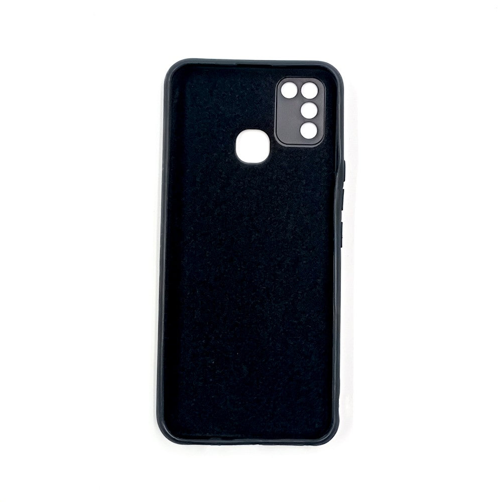 Infinix Smart 5 Logo Silicone back cover with velvet inside protection layer