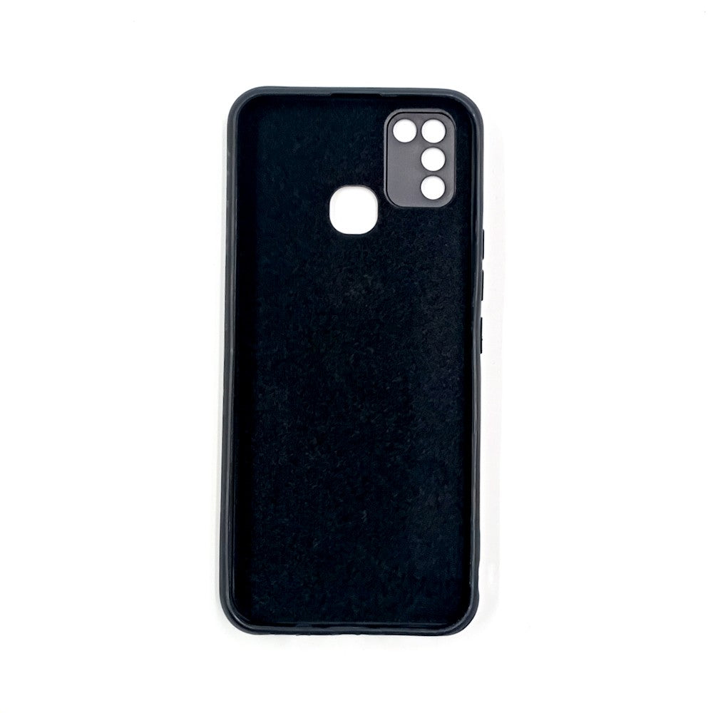 Infinix Smart 5 Logo Silicone back cover with velvet inside protection layer
