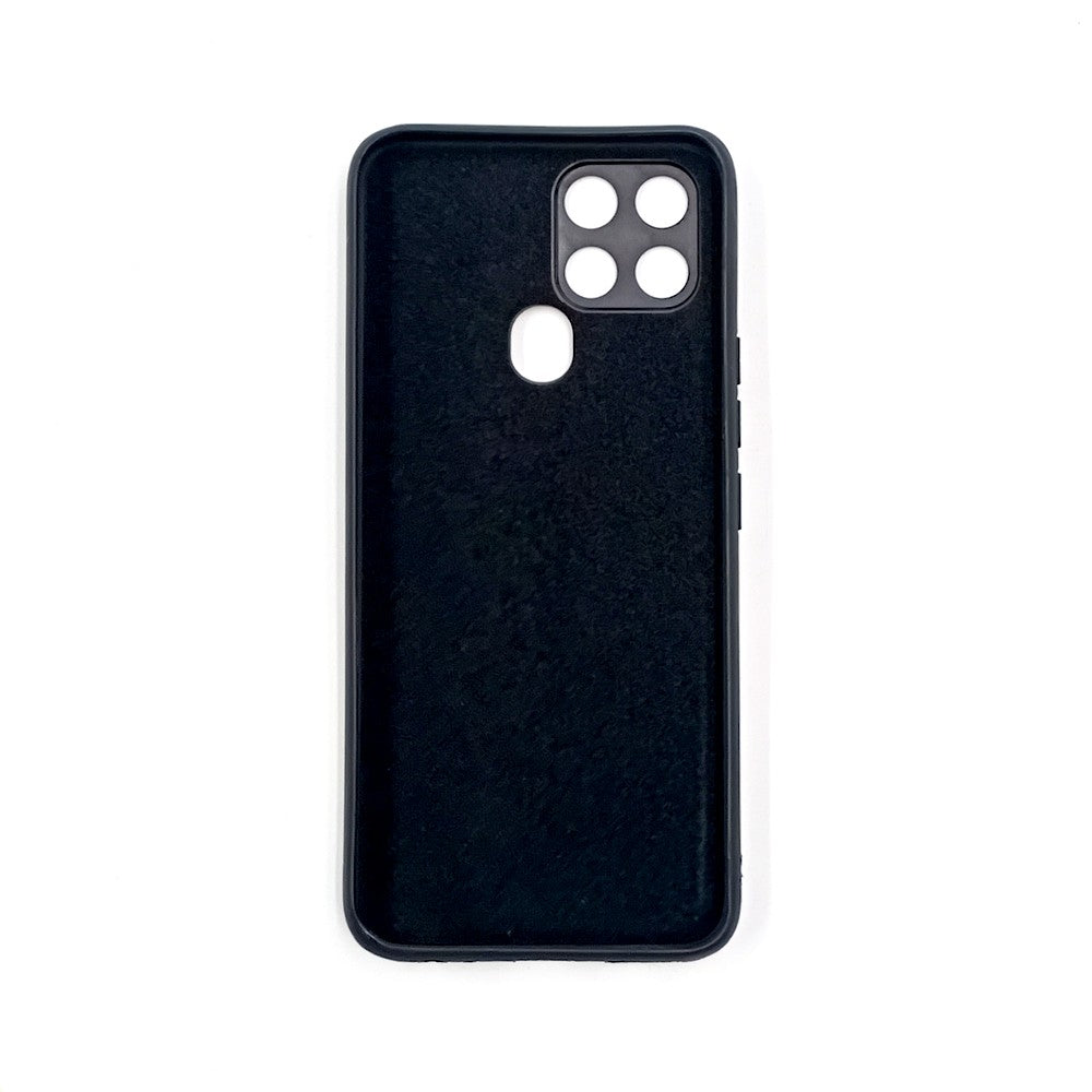 Infinix Smart 6 Logo Silicone back cover with velvet inside protection layer