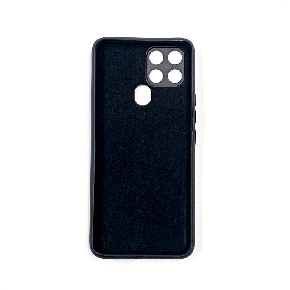 Infinix Smart 6 Logo Silicone back cover with velvet inside protection layer