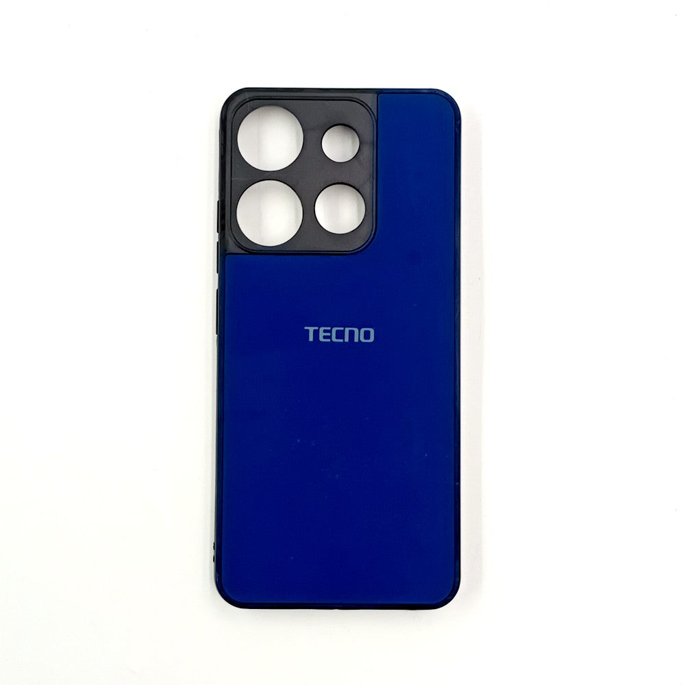 Infinix Smart 7 / Tecno Spark Go 2023 Logo Silicone back cover with velvet inside protection layer